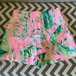 Pink and green Lilly Pulitzer skort